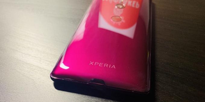 Sony Xperia XZ3: Bakre panel