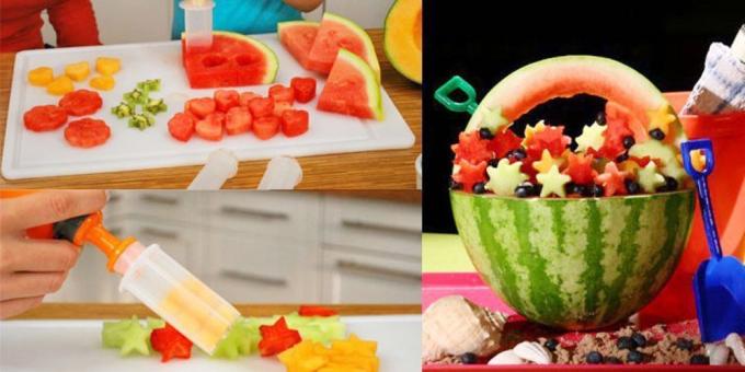 Slicer for frukt og grønnsaker