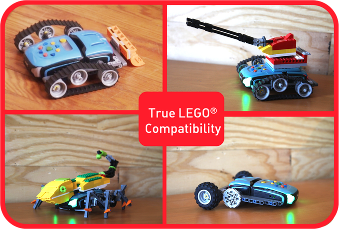 LEGO-kompatible programmerbar robot designer