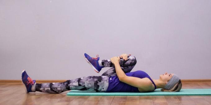 Enkle yogaøvelser: Kneepose
