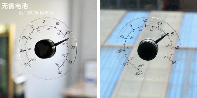 gjennomsiktig termometer
