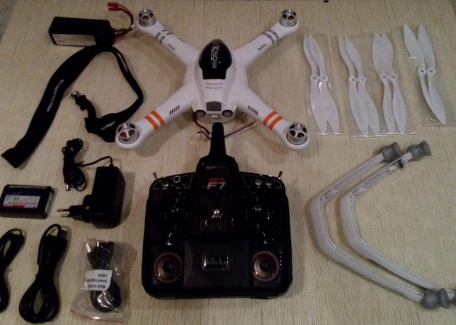 OVERSIKT: quadrocopter Walkera X350 Pro - åpen kildekode analog Phantom
