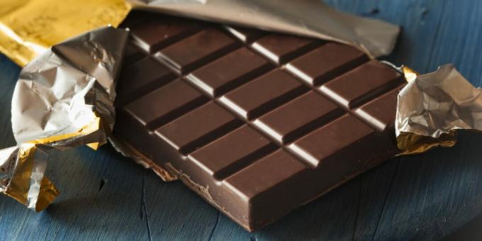 Hvordan redusere stress med ernæring: sjokolade