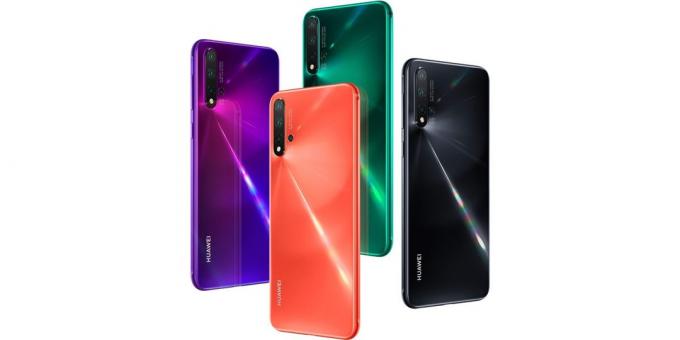 farge Huawei Nova 5 og 5 Pro