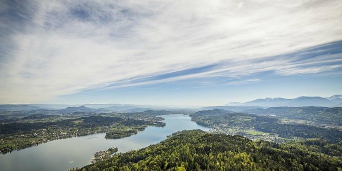 Feriestedene ved innsjøen Wörthersee