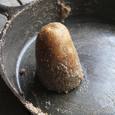 hvordan bli kvitt rust: salt og poteter