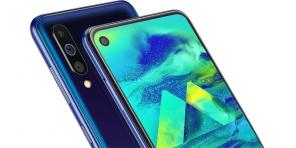 Samsung Galaxy M40 - den billigste smarttelefon med et hull i skjermen