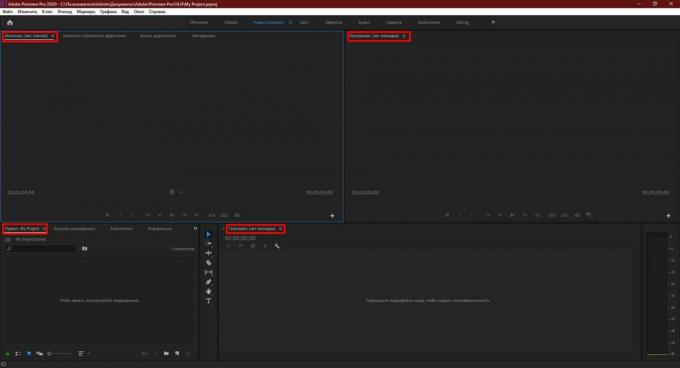 Adobe Premiere Pro: Klikk på Rediger