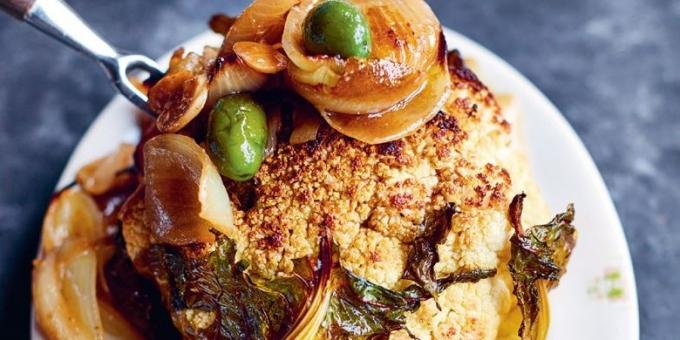 Grønnsaker i ovnen: blomkål med vin og ansjos fra Jamie Oliver