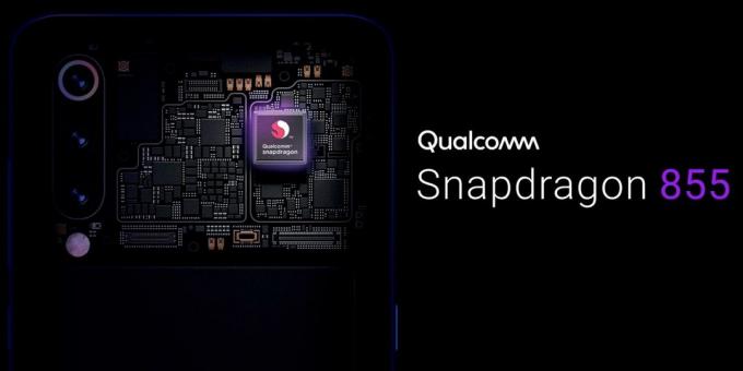Funksjoner Xiaomi Mi 9: Qualcomm Snapdragon 855-prosessor