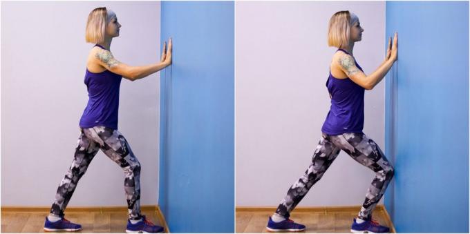 fleksibilitet øvelser: Stretching leggmusklene