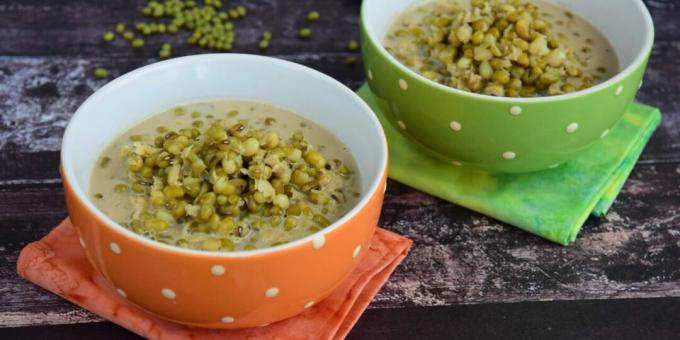 Mungbønnegrøt med kokosmelk