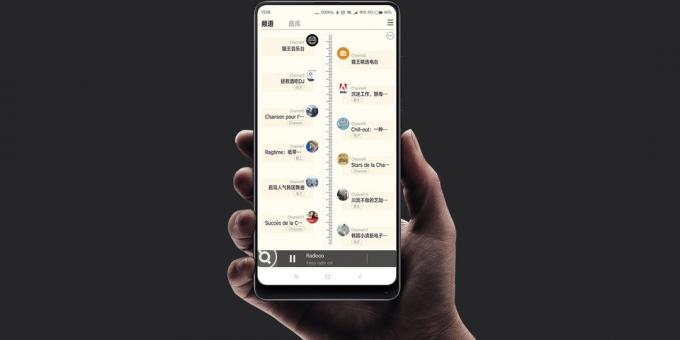 Xiaomi kolonne: Liste over radiostasjoner