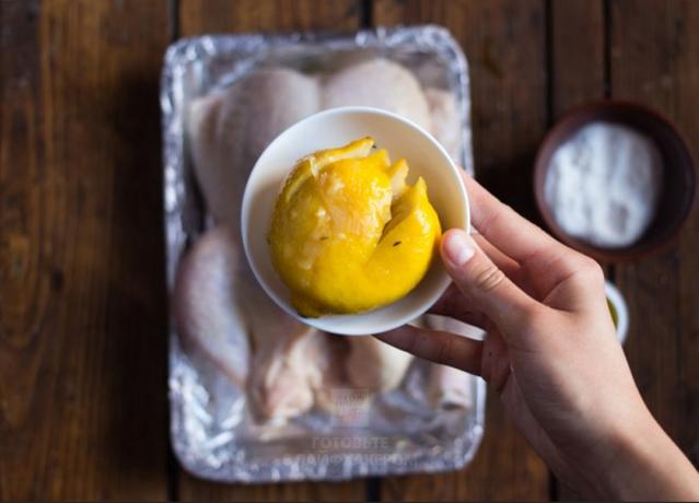 Hvordan lage kylling: sitron for smak