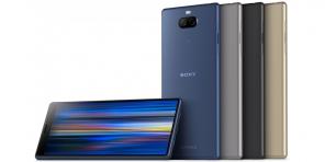 Sony introduserte en "lang» Xperia en flaggskip, fikk en uvanlig skjerm og ny design