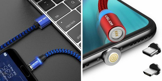 Magnetisk USB-kabel