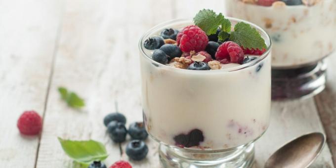 Hvilke matvarer inneholder jod: yoghurt