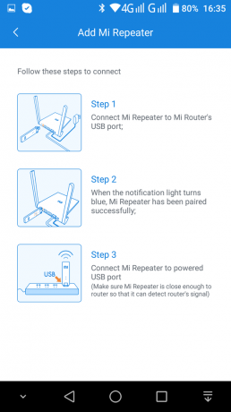 MiWiFi Router: Legge Mi WiFi forsterker