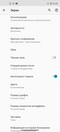 Motorola Moto G8: skjerm