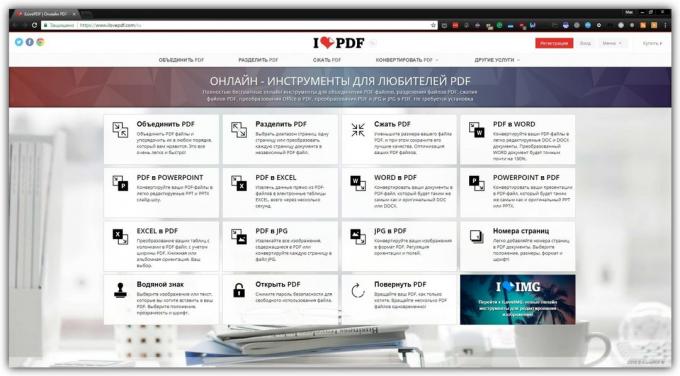 Hvordan arbeide med PDF-dokumenter online: iLovePDF