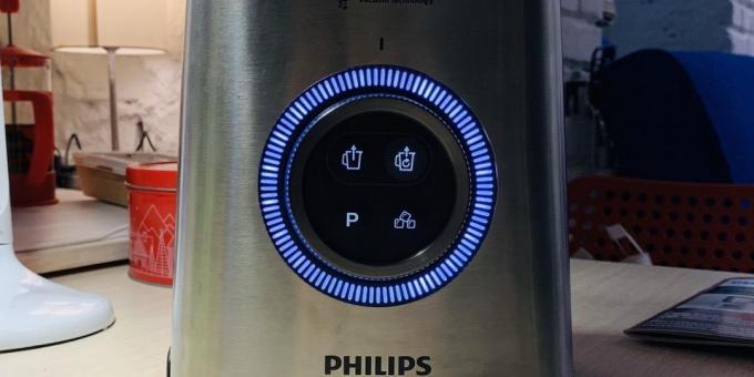 Gjennomgang av Philips HR3752: Knapper