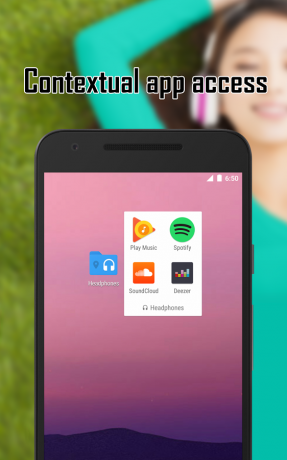 Kontekstuell App Folder: tilgang