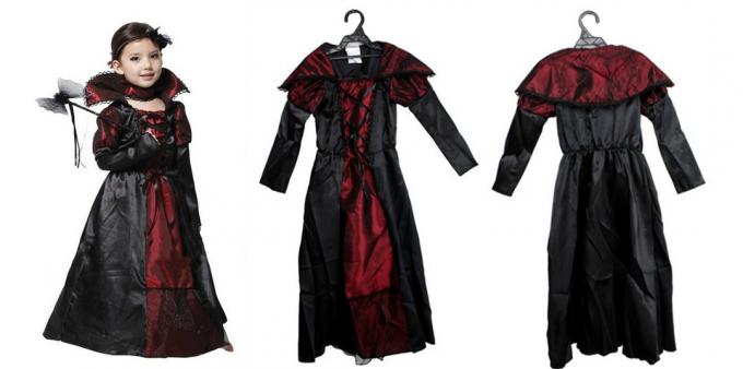 Kostymer til Halloween: vampyr prinsesse