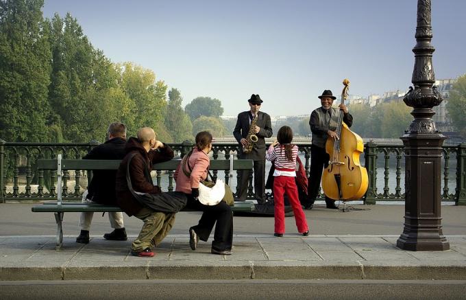 Gatemusikanter i Paris