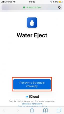Hvis det kommer vann inn i iPhone: Vann Eject ledetekst