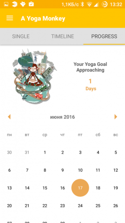 Yoga Monkey kalender