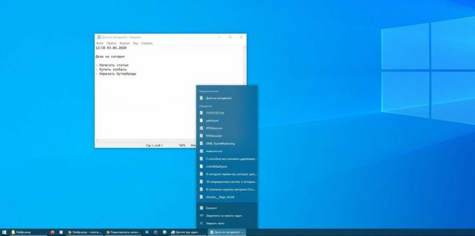 Windows Notisblokk: ingen begrensninger for organisering av filer