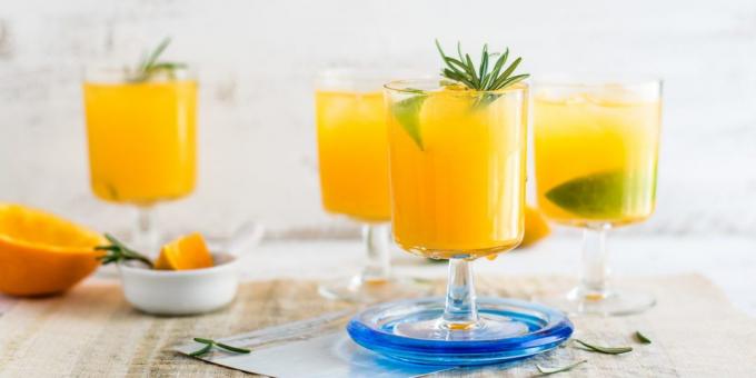 Oppskrifter juice. orange lemonade