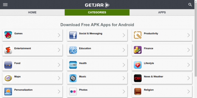 Hvor laster du ned Android-apper: GetJar