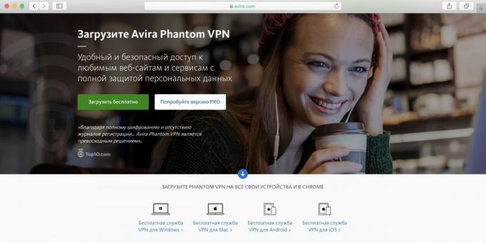 Best gratis VPN for PC, Android og iPhone - Avira Phantom VPN