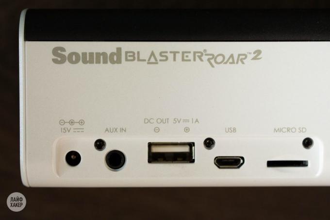 Creative Sound Blaster Roar 2: Kontakter