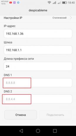 Hvordan sette opp DNS-server på Android