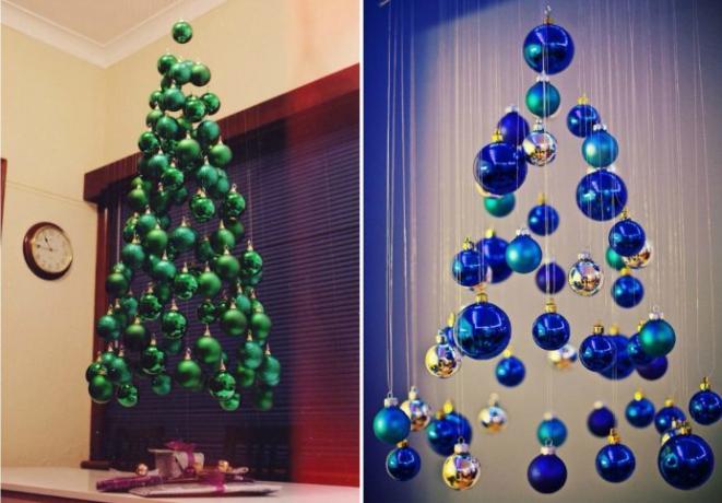 Hvordan å dekorere huset for det nye året: juletre baller