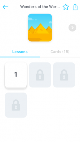 Tinycards: læringsprosessen