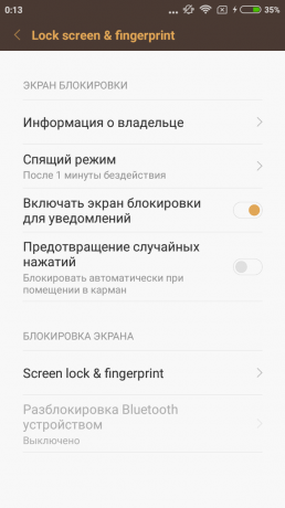 Xiaomi redmi 3s: låseskjermen