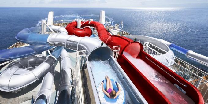 Sea cruise: ombord er det en vannpark, et spa og en million mer underholdning