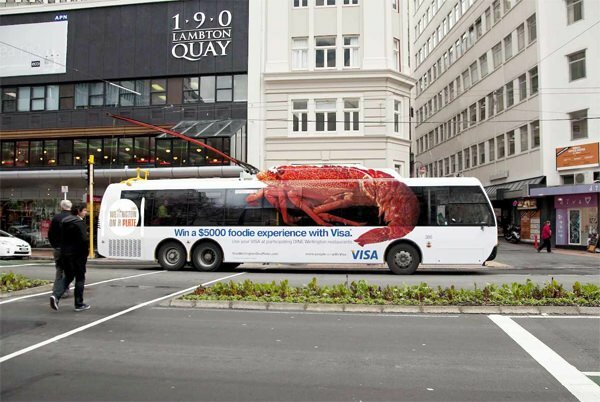 annonsering på trolleybusser