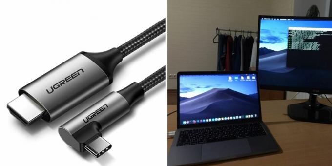 USB-C til DisplayPort-kabel