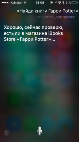Siri kommando: Søk etter bøker