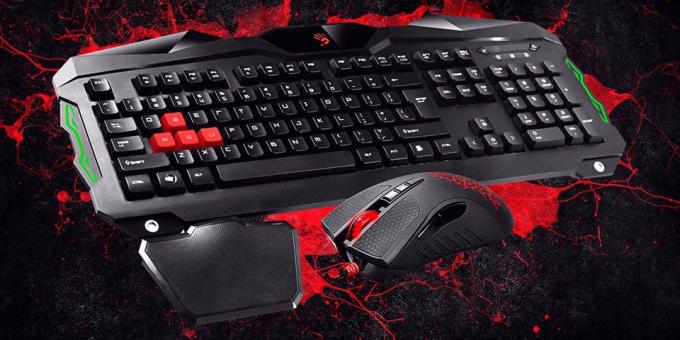 Jule salg i Tmall: Gaming Keyboard + mus A4Tech Bloody