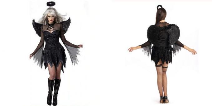 Fallen Angel kostyme for Halloween med AliExpress