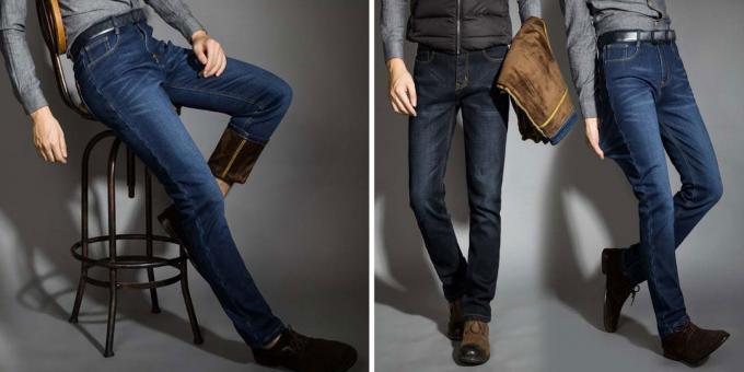 Isolert jeans for menn