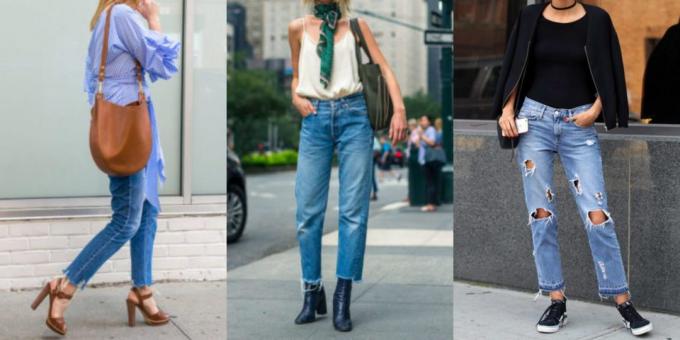 De mest fasjonable kvinners bukser: jeans med rå nedre kant