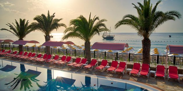Hotell for familier med barn: Pirates Beach Club 5 *, Tekirova, Kemer, Tyrkia