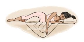 Hva positurer for søvn vil avlaste deg om 11 vanlige plager