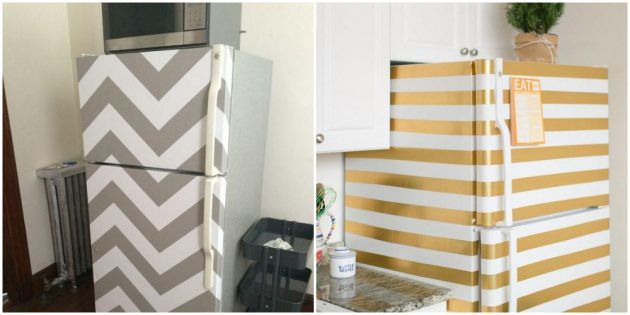 Kjøkkenet: dekorere kjøleskapet